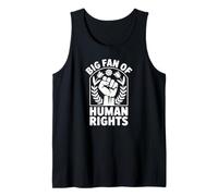 Big Fan of Human Rights Protest Quote Equality Tank Top