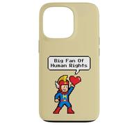 Big Fan of Human Rights Quote Video Game Case for iPhone 13 Pro