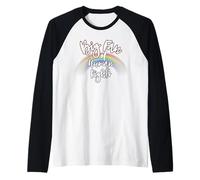 Big Fan of Human Rights Rainbow Equality Retro Raglan Baseball Tee