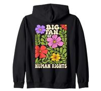 Big Fan Of Human Rights Social Justice Equality Zip Hoodie