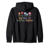 Big Fan Of Human Rights Social Justice Equality Zip Hoodie