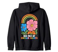 Big Fan Of Human Rights Social Justice Equality Zip Hoodie