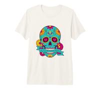 Big Fan of Human Rights Sugar Skull Premium T-Shirt