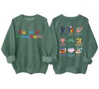 Big Fan Of Human Rights Sweatshirt Human Rights Equality Long Sleeve Shirts