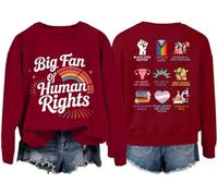 Big Fan Of Human Rights Sweatshirt Human Rights Equality Shirts Pullover Hoodie