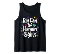 Big Fan of Human Rights | We are All Equal Quote Kidcore Tank Top