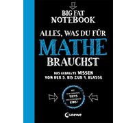 Big Fat Notebook - Alles, was du für Mathe brauchst: Nachhilfe für Mathematik, Geometrie und vieles mehr