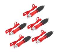 Big Fat Pens, Pack of 5 Large Weighted Ballpoint Pens, Ergonomic Ballpoint Pen with Retractable Design and Hanging Rope, Ideal for Arthritis, Hand Pain