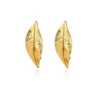 Big Feather Dangle Hook Earrings for Women Girls Gold Plated Charms Chunky Petal Leaves Dangling Drop Fish Hook Studs Earring Personalized Delicate Prom Summer Holiday Jewelry Gifts