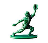Big Figures Interesting Green Baseball Soldier Character Classic Toy Set Baseball Player Statue Novel Mini Soldier Statue Suitable For Home Desktop Decoration Dinosaur Mini (D, One Size)