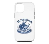 Big Fish Bad Plan Saltwater Fishing Captain Case for iPhone 12/12 Pro