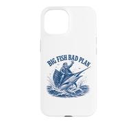 Big Fish Bad Plan Saltwater Fishing Captain Case for iPhone 15