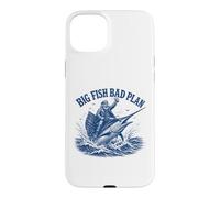 Big Fish Bad Plan Saltwater Fishing Captain Case for iPhone 15 Plus