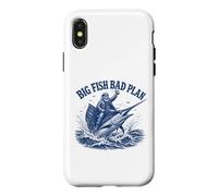 Big Fish Bad Plan Saltwater Fishing Captain Case for iPhone X/XS