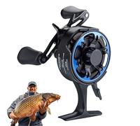 Big Fish Fishing Reel, Baitcaster Reels,Smooth 3+1 Bearings Ice Fishing Reel | Ice Fishing Reels with Smooth Metal Body Reinforced with Ra