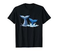 Big Fish. Ocean Life Value Graphic T-Shirt, Men, Black, S