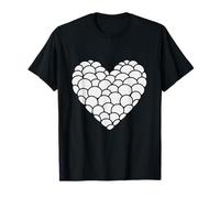 Big Fish Scale Heart Shape Cute T-Shirt