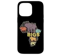 Big Five African Animals Elephant Rhino Buffalo Lion Leopard Case for iPhone 14 Pro Max