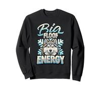 Big Floof Energy Alaskan Malamute Sled Dog Lover Sweatshirt