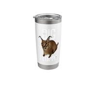 Big Floppa Caracal Cat Meme Stainless Steel Insulated Tumbler