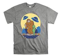 Big Food and Alien Spacecraft Official Men Women Unisex Top T Shirt-M Sport Grey