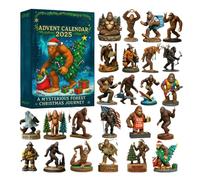 Big-foot Adventure Calendar 2025, Christmas Countdown Calendar For Big-foot Believers, 24 Surprise Bigfoots Figurines, Mystery Forests Themed Bigfoots Advent Calendarss For Kids Adults Fans