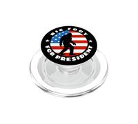 Big Foot For President - USA Sasquatch Silhouette PopSockets PopGrip for MagSafe