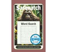 Big Foot word search puzzle book: Word Search with Easy to Read Print about Big Foot, Sasquatch, Conspiracy Theory and More | 6x9 inches, 110 pages| ... Holidays and Free Times. Therapeutic
