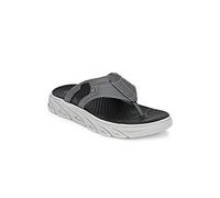 Big Fox Men's Alphabounce-3 Comfortable Ultralight Bounce Back Technology Water-Repellent Slippers Flip Flops, gray, 7 UK