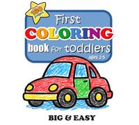 Big Fun Coloring Book for Little Boys Ages 2-5: Simple Bold Designs of Cars, Trucks, Construction Gear, Machines, Instruments, Sports Gear, ... (Pre-K Toddler Coloring & Activity Books)