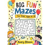 Big Fun Easy Mazes for Kids Ages 4-8: Simple Path Puzzles for Early Learners