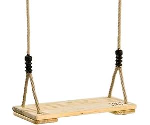 Big Game Hunters 6 Metre Pine Wood Tree Swing with Weatherproof Ropes and Galvanised Steel Fixings