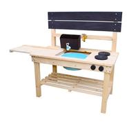 Big Game Hunters Double Mud Kitchen - Premium Outdoor Kitchen For Kids - Play Set With Working Tap