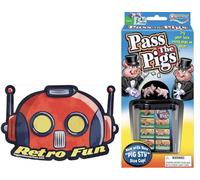 Big Game Toys~Classic Pass The Pigs Party Game Pig Sty Dice Cup Cards case with Free BGT Sticker