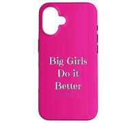 Big Girls Do It Better Yes I’m A Proud Curvy Girl Hearts Fun Case for iPhone 16