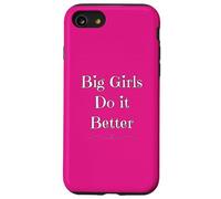 Big Girls Do It Better Yes I’m A Proud Curvy Girl Hearts Fun Case for iPhone SE (2020) / 7/8
