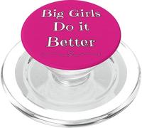 Big Girls Do It Better Yes I’m A Proud Curvy Girl Hearts Fun PopSockets PopGrip for MagSafe