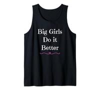 Big Girls Do It Better Yes I’m A Proud Curvy Girl Hearts Fun Tank Top