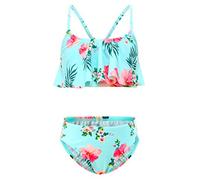 Big Girls Swimming Costume Bikini Kids Two Piece Swimsuit Girls Swimwear Floral Age 11-12 Years