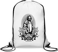 Big Guy TV Series Dude Glasses Movie Gym Sack Casual Drawstring Bag White