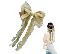 Big Hair Bows for Women,Hair Bows with Ribbon,Bow Barrettes for the Fashion Girls - Long Tail Bow Clip for Dating, Business Trip, Camping, Picnic, Fishes