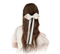 Big Hair Bows Hair Clips Barrettes for Women, Rhinestone Tassel Hair Clip French Design Barrettes Fashion Hair Styling Accessories for Women Girls