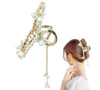 Big Hair Claw Clips, Pearls Hair Claw Clips Decorative Flower Hair Clips Bow Hair Pins Hair Accessories Barrettes for Girls and Women
