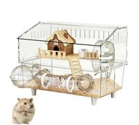 Big Hamster Cage 2-Layer Clear Acrylic Pet House