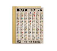 Big Happy 70th Birthday Gifts Card for Grandpa Grandma, Jumbo 70th Birthday Party Poster Decorations, Best Gifts for 70 Bday Friend Family Mother Father, Funny 70th Birthday Gift Ideas