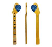 Big Head Electric Guitar Neck Yellow Matte Finish Canada Maple Neck 22 Frets Bk Square Inlay Fretboard 5.6cm Heel Width (Color : 01)