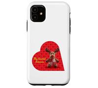 Big Hearted Cute Chocolate Moose - Valentine Case for iPhone 11