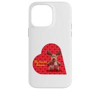 Big Hearted Cute Chocolate Moose - Valentine Case for iPhone 14 Pro Max