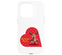 Big Hearted Cute Chocolate Moose - Valentine Case for iPhone 15 Pro