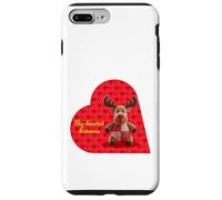 Big Hearted Cute Chocolate Moose - Valentine Case for iPhone 7 Plus/8 Plus